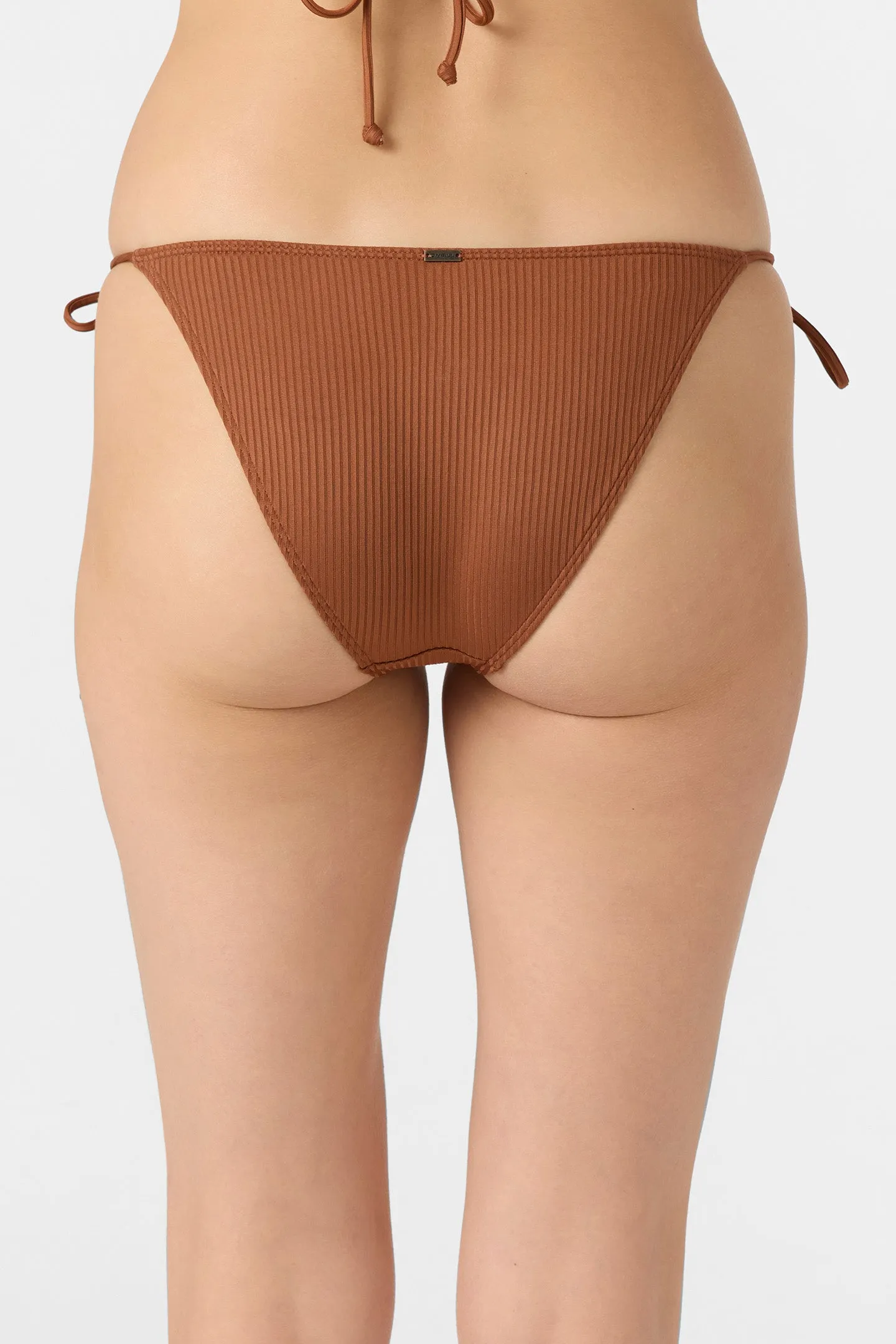 Oneill Womens Bikini Bottoms Saltwater Solids Rib Maracas Tie Side