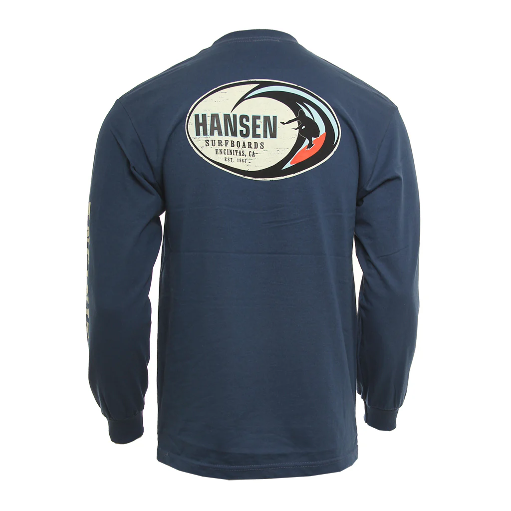 Hansen Mens Shirt Wild Surf LS