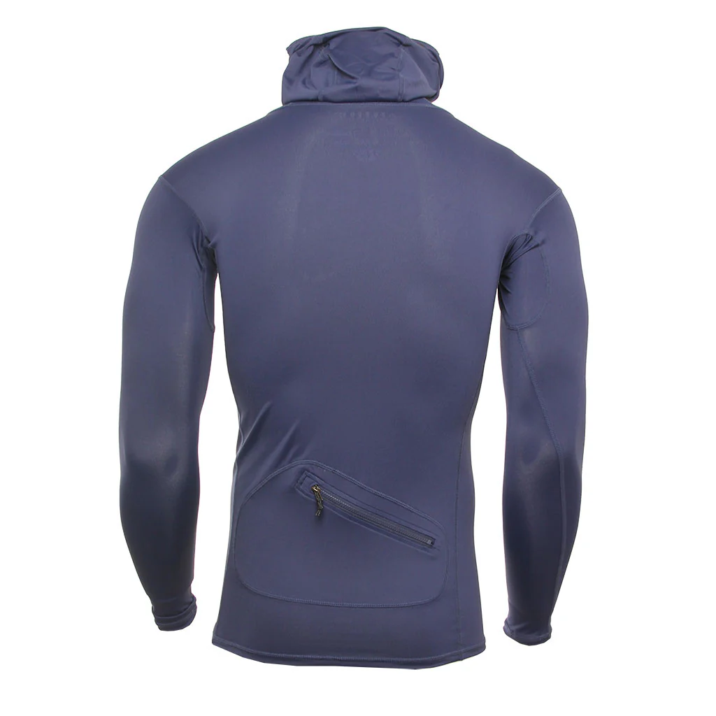 Hansen Mens Rashguard Avalon Hooded Long Sleeve