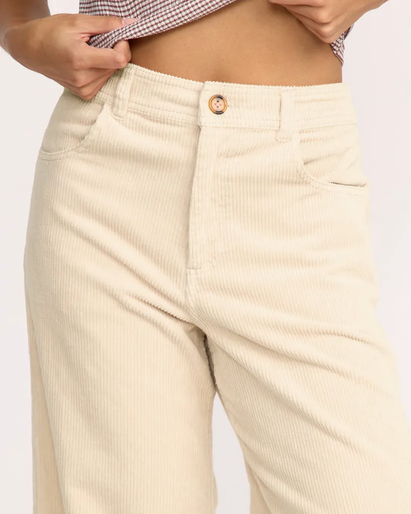 Billabong Womens Pants Free Fall High-Waist Cord