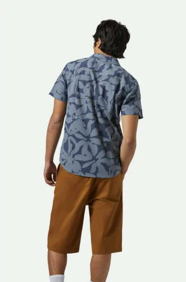 Brixton Mens Woven Charter Print