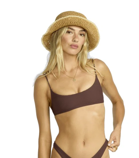 Billabong Womens Bikini Top Tanlines Jaclyn Crop