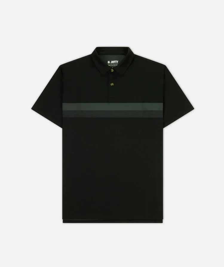 Jetty Mens Knit Bunker Polo