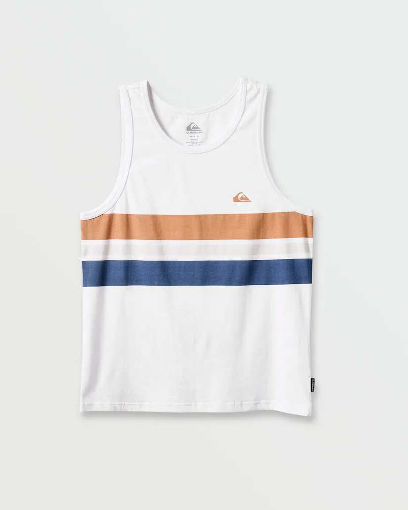 Quiksilver Mens Tank Top Og Stripe