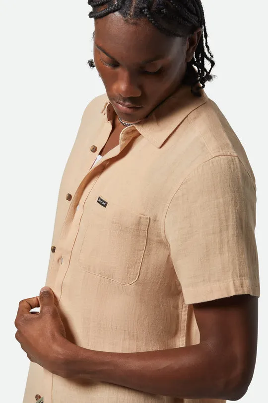 Brixton Mens Woven Charter Organic Cotton Linen Blend