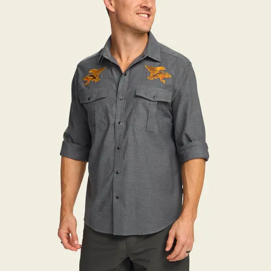 Howler Brothers Mens Woven Gaucho Snapshirt