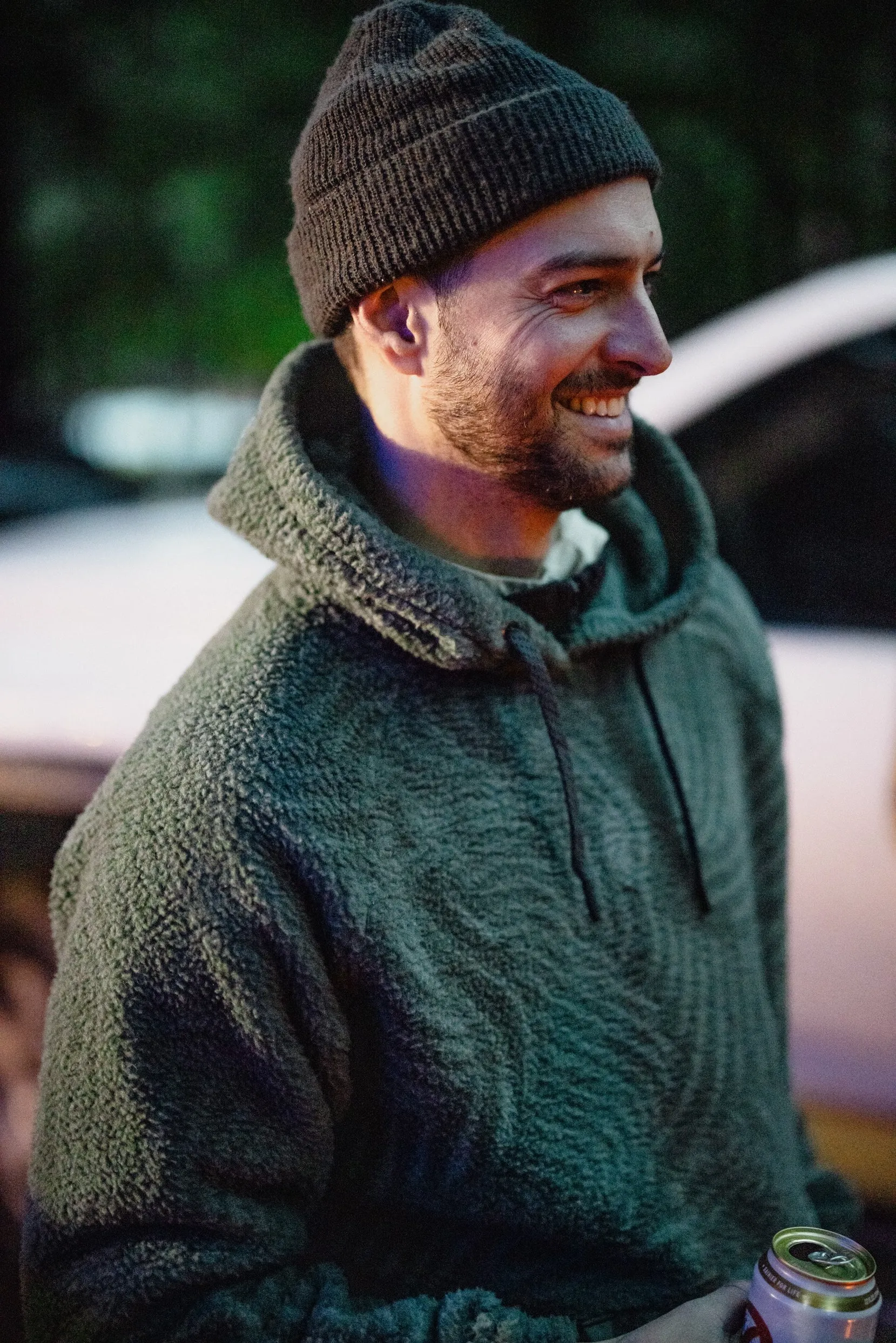 686 Mens Snow Layers Buttermilk Sherpa Fleece Pullover Hoody