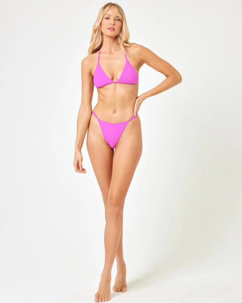 L*Space Womens Bikini Bottoms Ribbed Remi