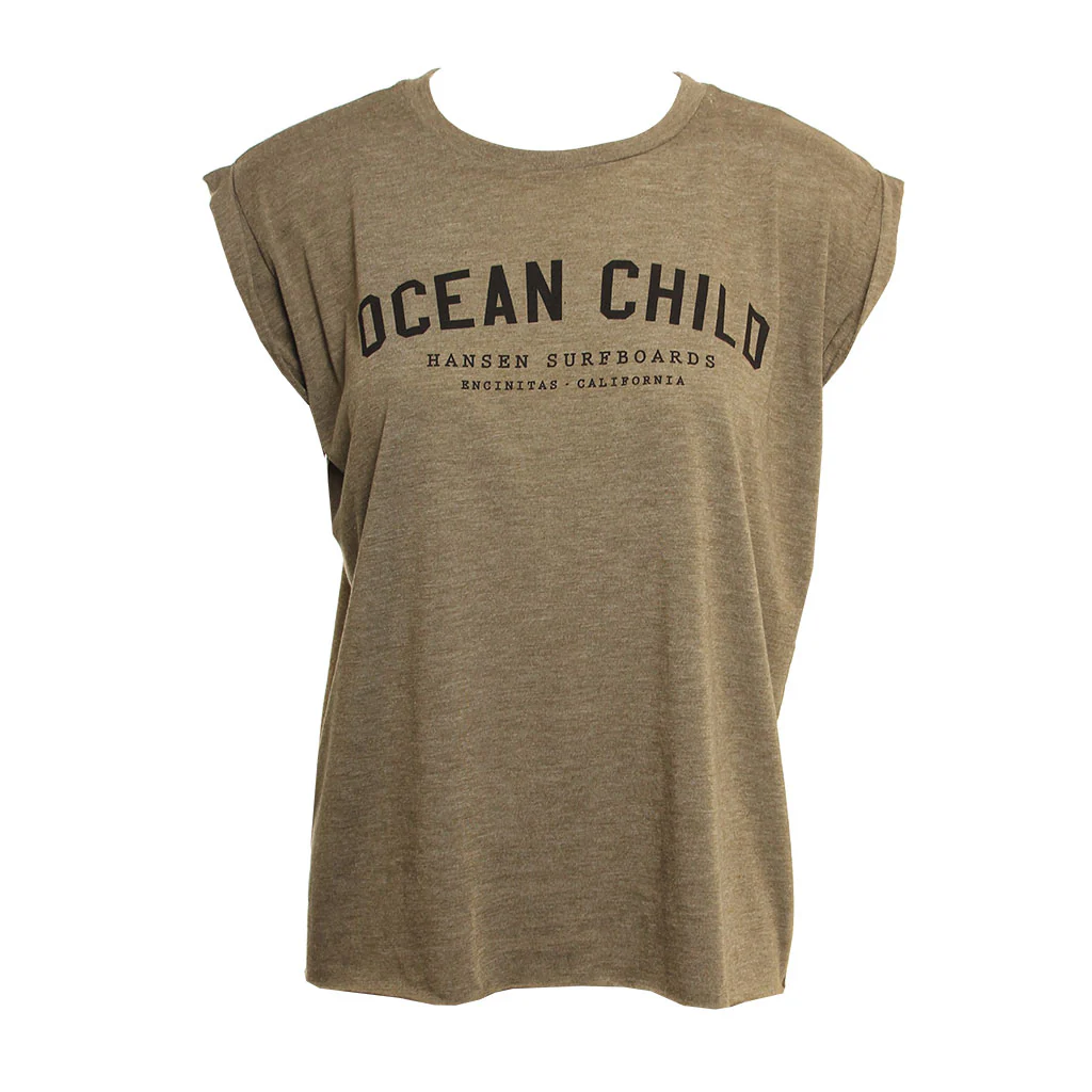 Hansen Womens Shirt Ocean Child Muscle Tee