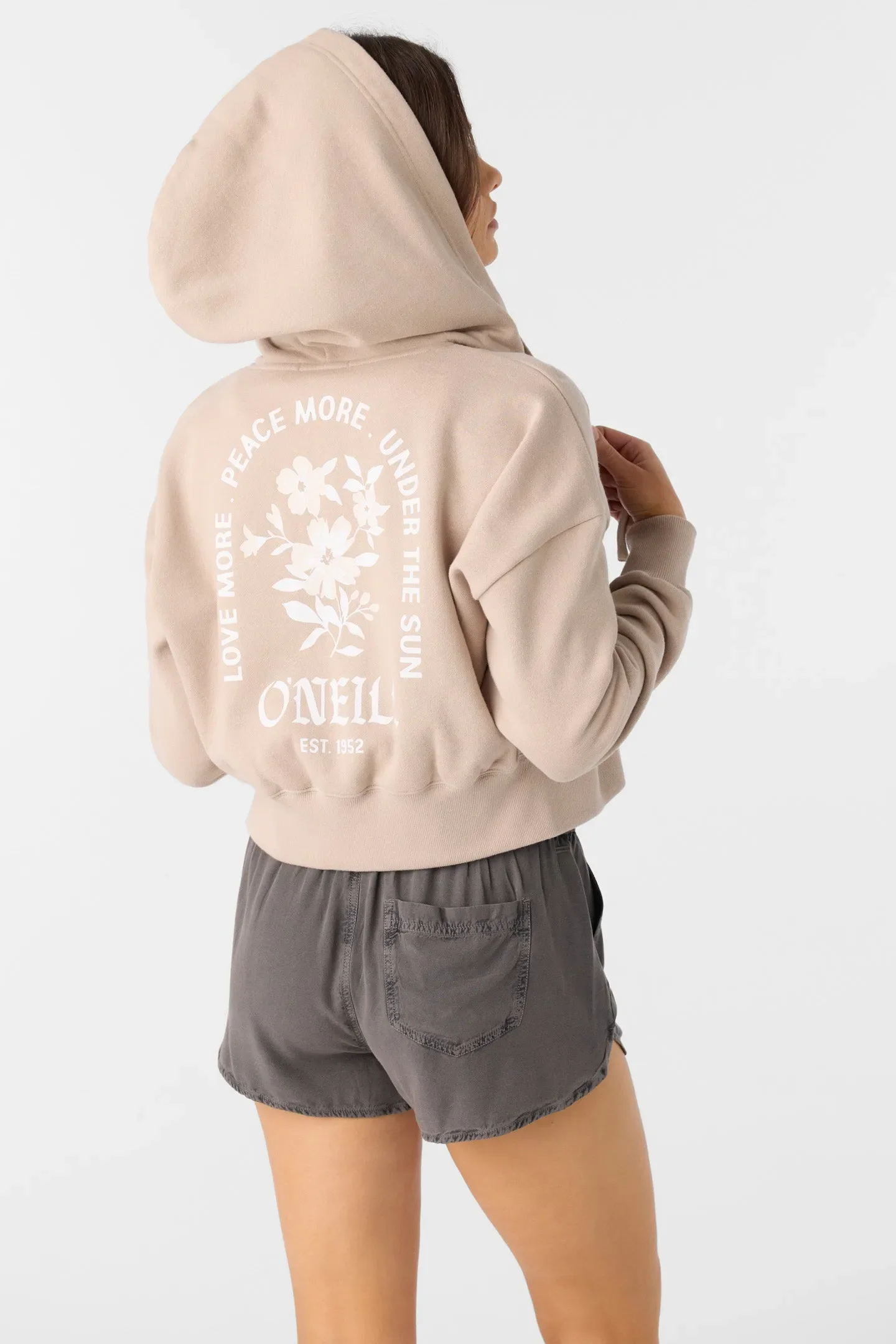 Oneill Womens Sweatshirt Darcie Zip Fleece