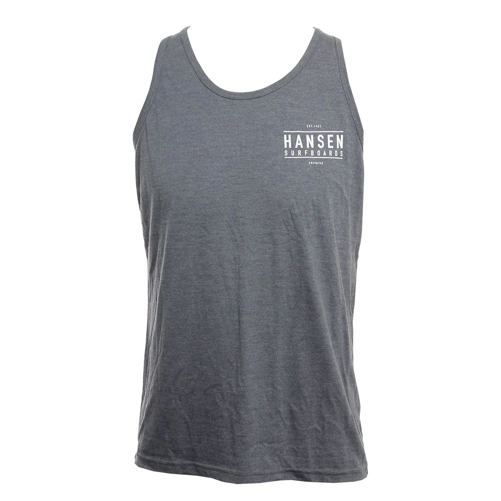 Hansen Mens Tank Top Box Logo
