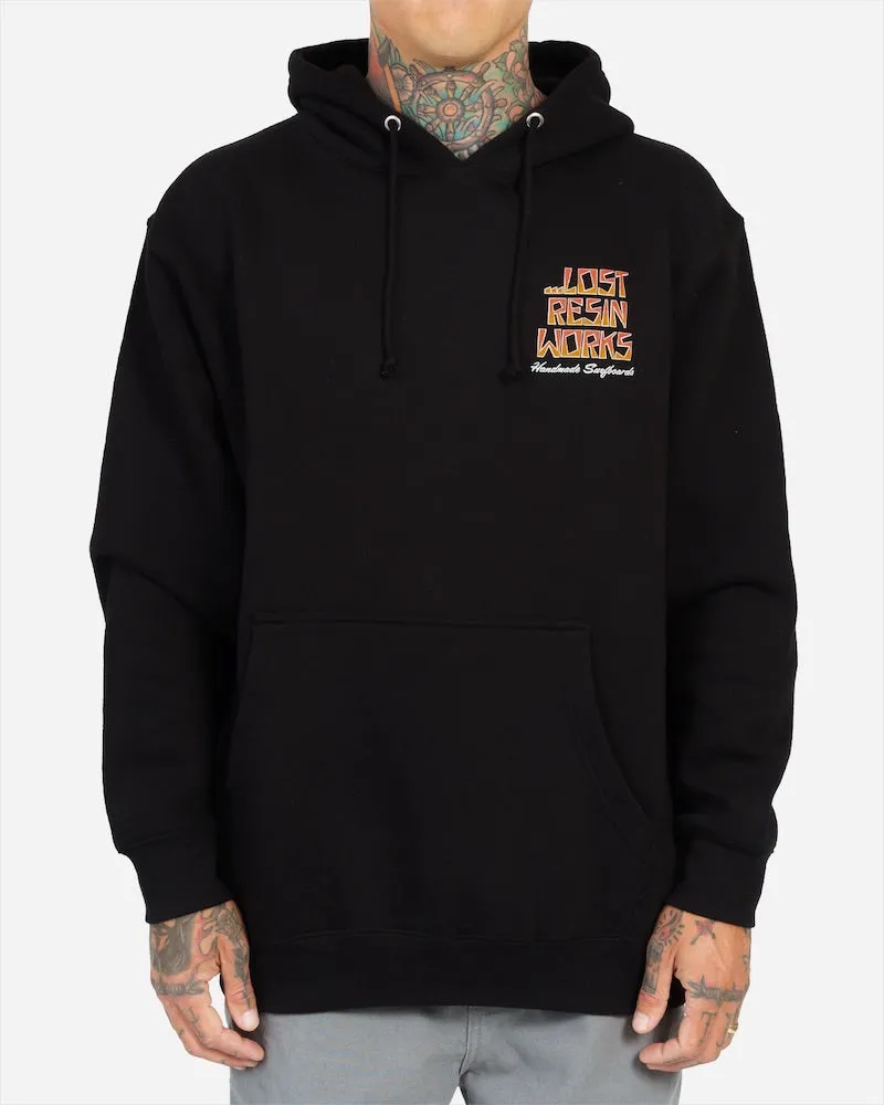 Lost Mens Sweatshirt Handmade Heavyweight Hoodie