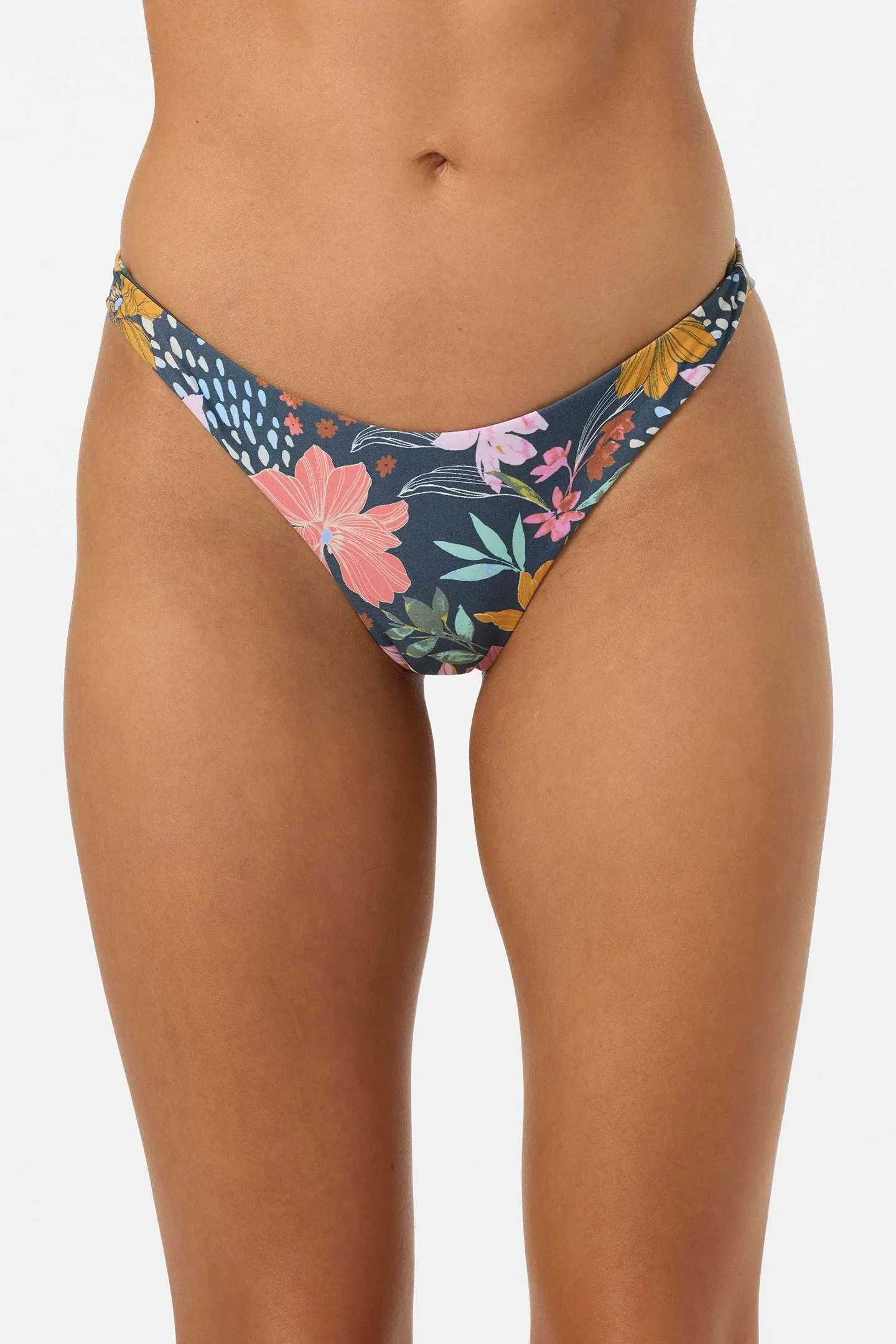 Oneill Womens Bikini Bottoms Mila Floral Hermosa Skimpy