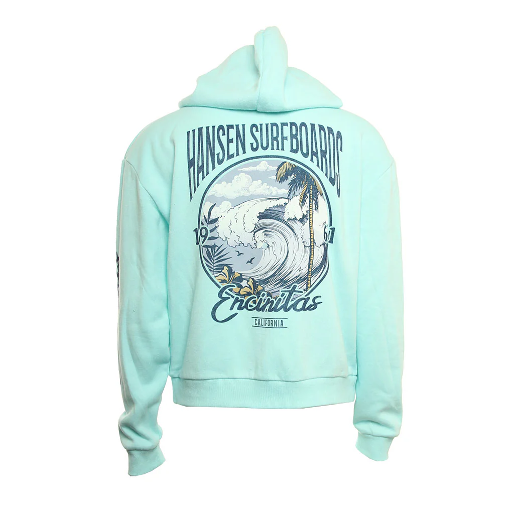 Hansen Womens Sweatshirt Force Of Nature Zip Hoodie