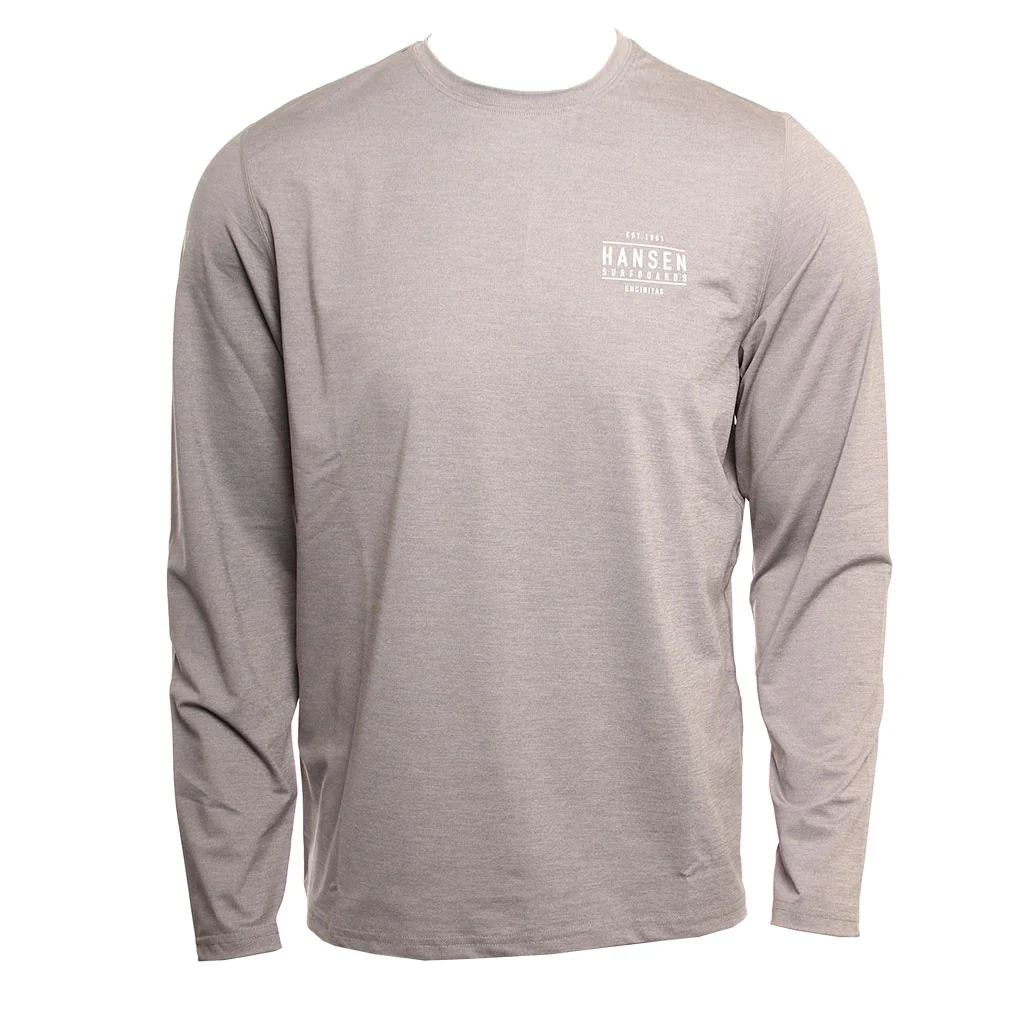 Hansen Mens Rashguard Sessions Long Sleeve Relaxed Fit