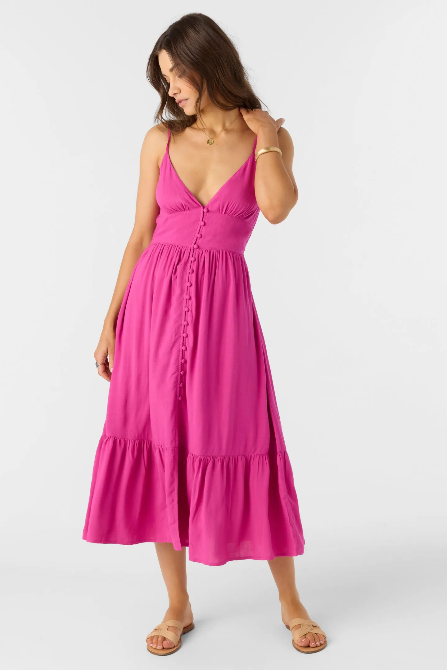 Oneill Womens Dress Pilar Midi