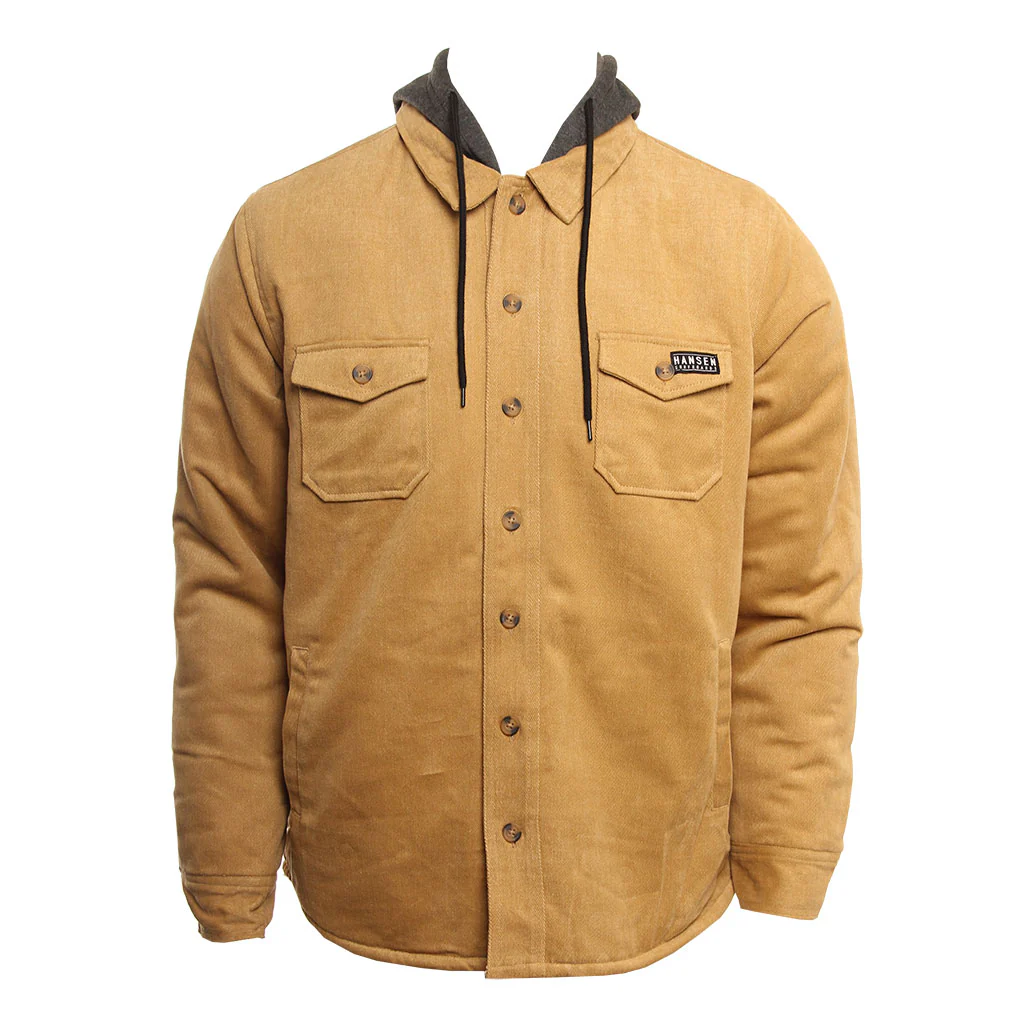 Hansen Mens Jacket Trenton Hooded Sherpa