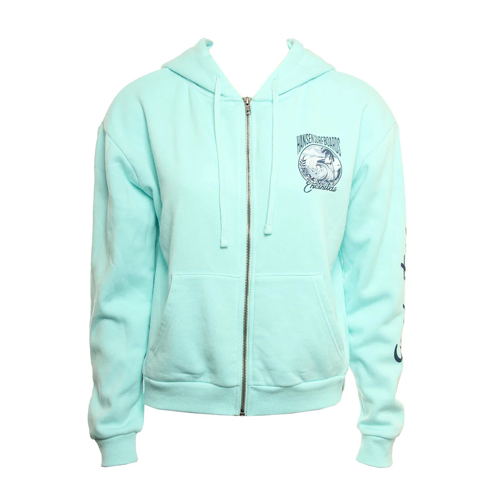 Hansen Womens Sweatshirt Force Of Nature Zip Hoodie