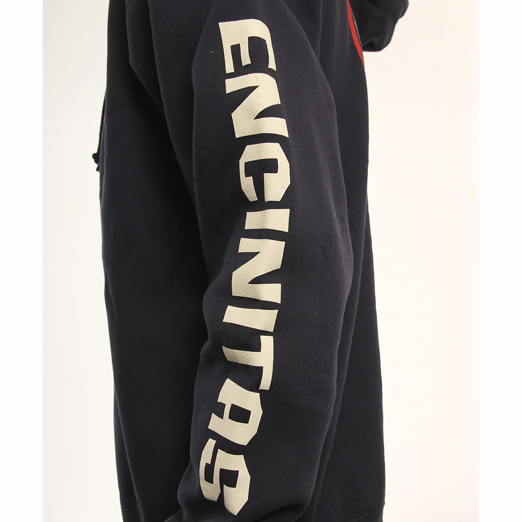 Hansen Mens Sweatshirt Split Circle FZ Hood