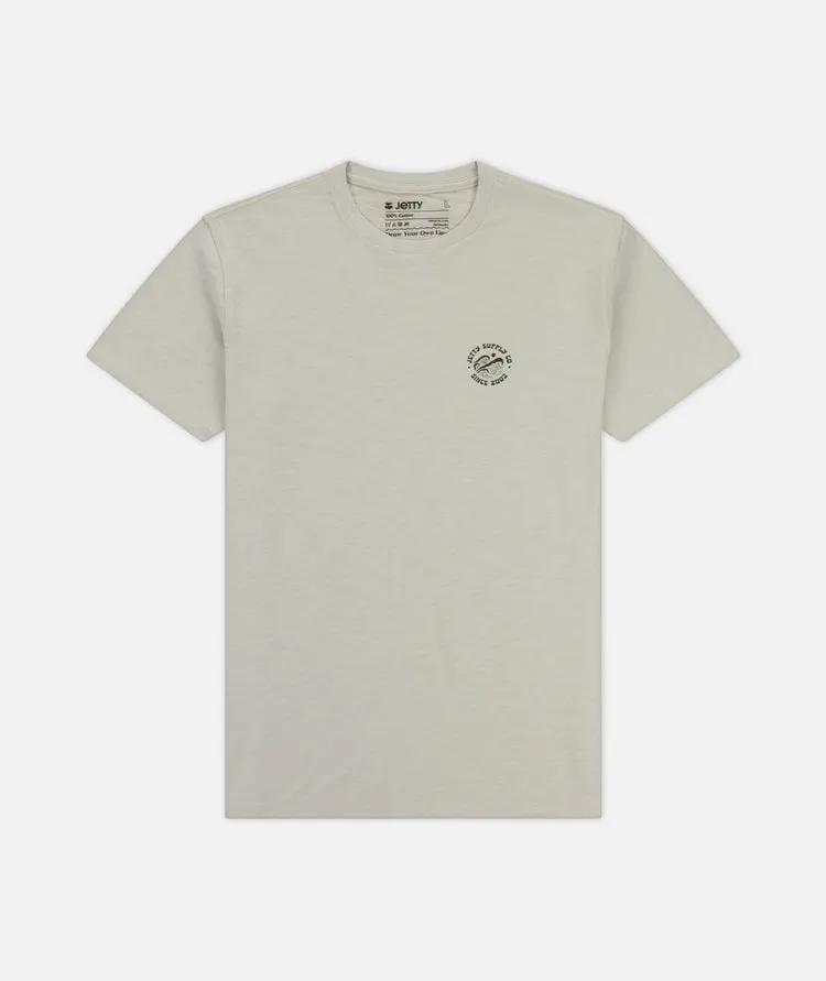 Jetty Mens Shirt Sedge Premium Slub