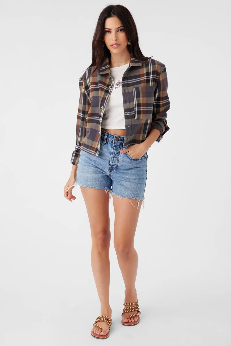 Oneill Womens Shirt Roy Flannel