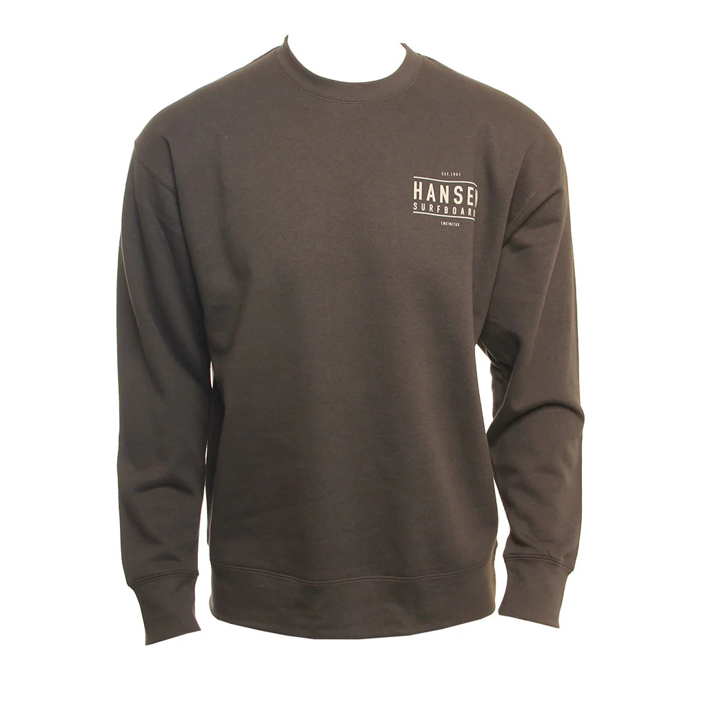 Hansen Mens Sweatshirt San Diego Map Crew