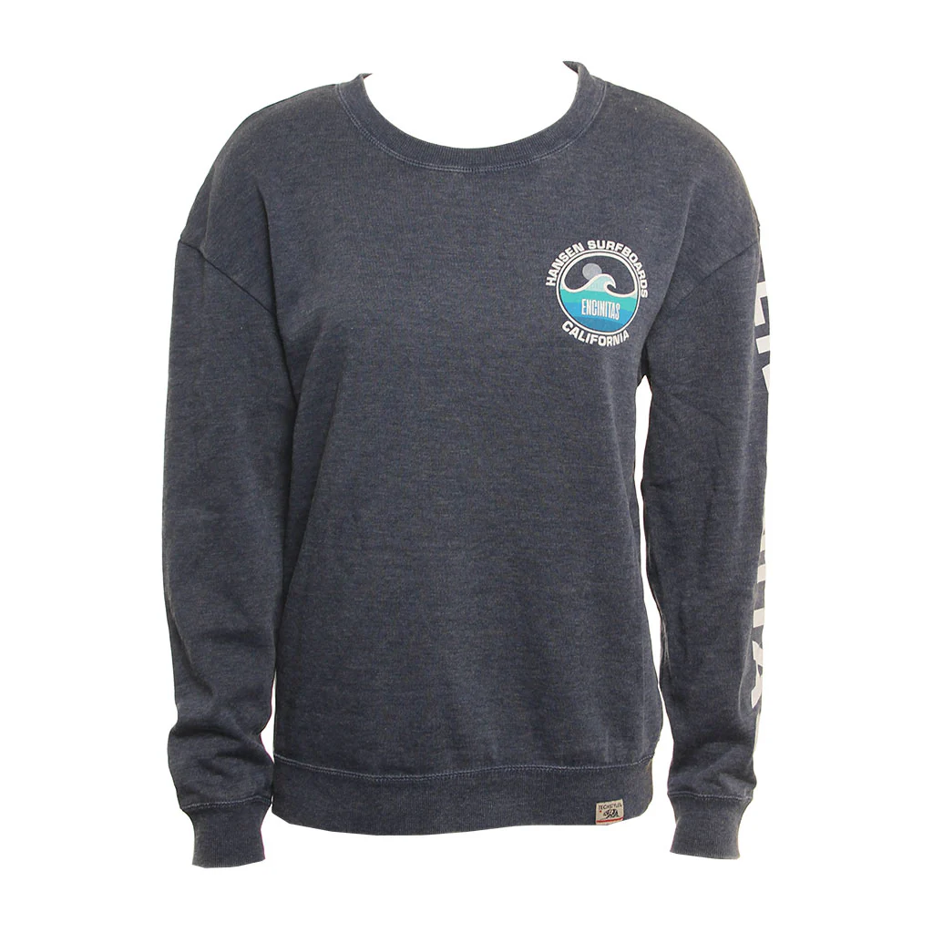 Hansen Womens Sweatshirt Lootin Weathered Crew