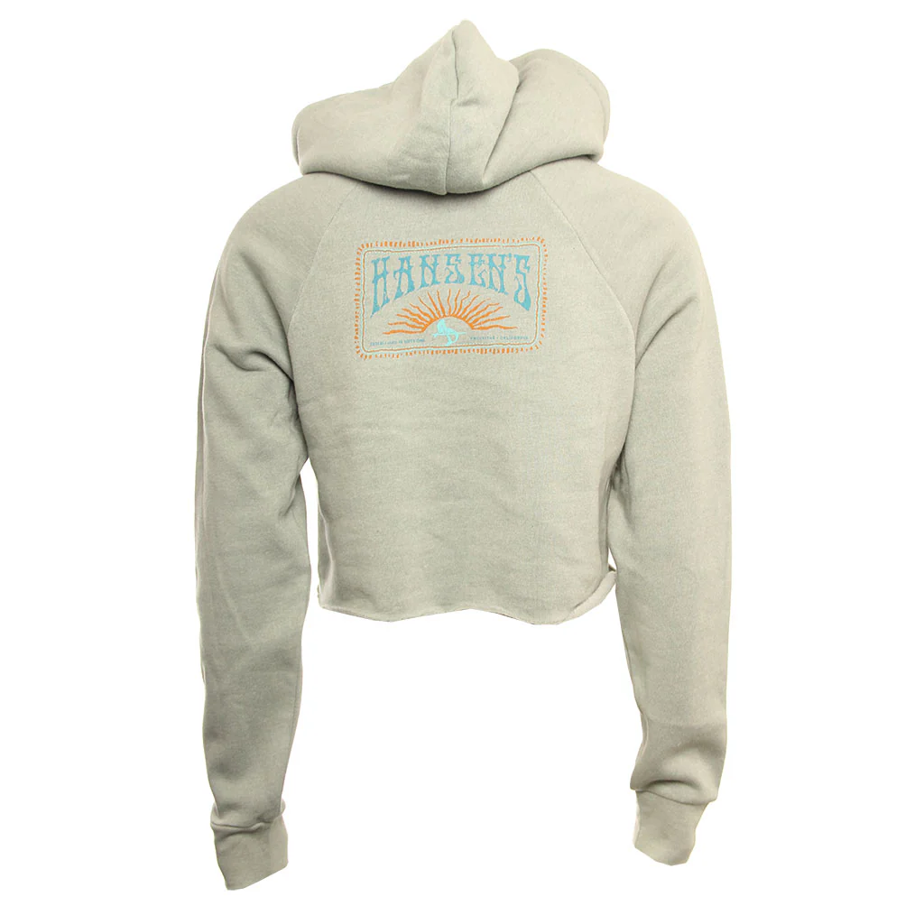 Hansen Womens Sweatshirt Jimmy Jon Cropped Hoody