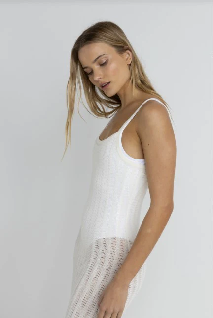 Rhythm Womens Dress Gemma Knit Midi