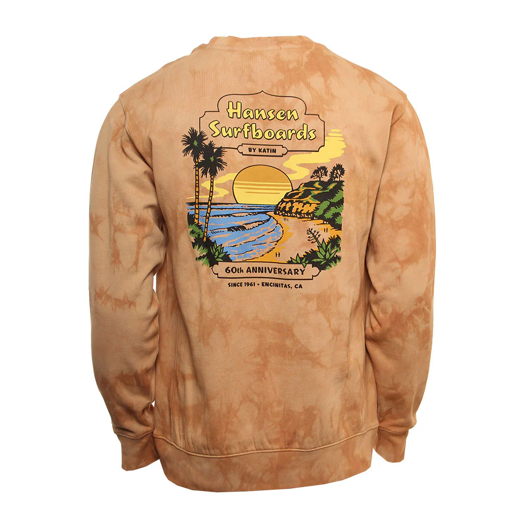 Hansen X Katin Mens Sweatshirt Hansen 60th Anniversary Crew