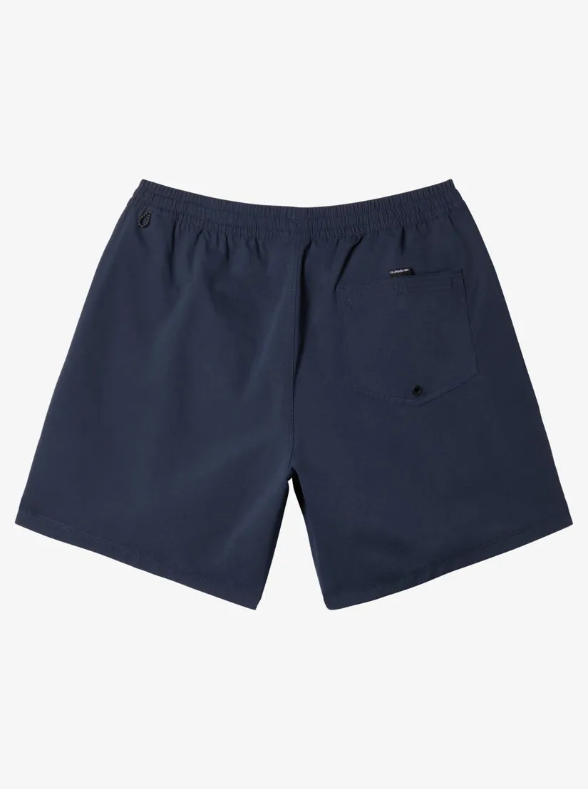 Quiksilver Mens Boardshorts Everyday Solid Volley 17 Elastic Waist