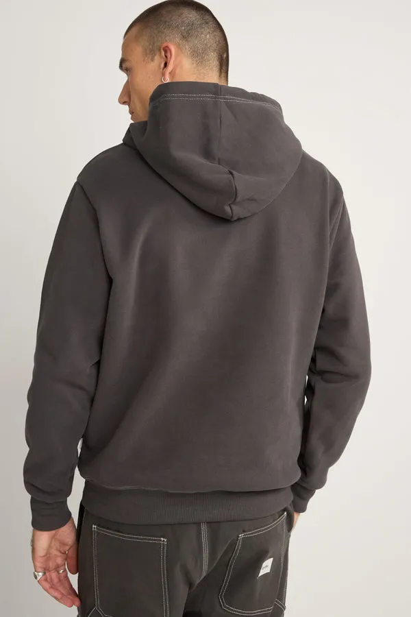 Rhythm Mens Sweatshirt Contrast Stitch Hood