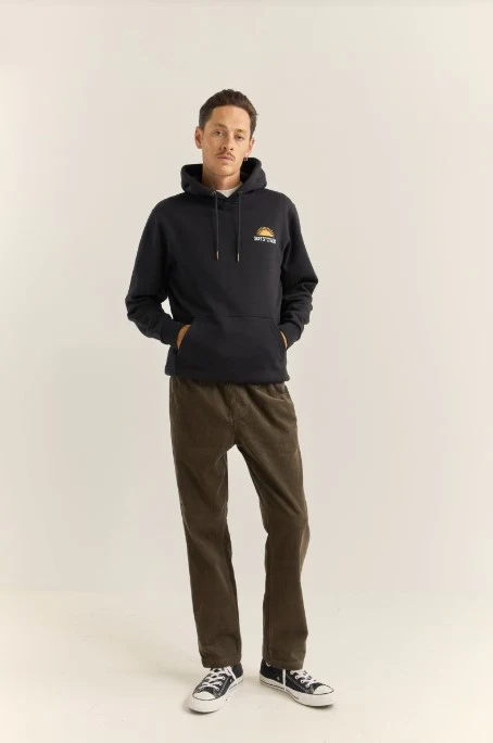 Rhythm Mens Sweatshirt Awake Fleece Hood