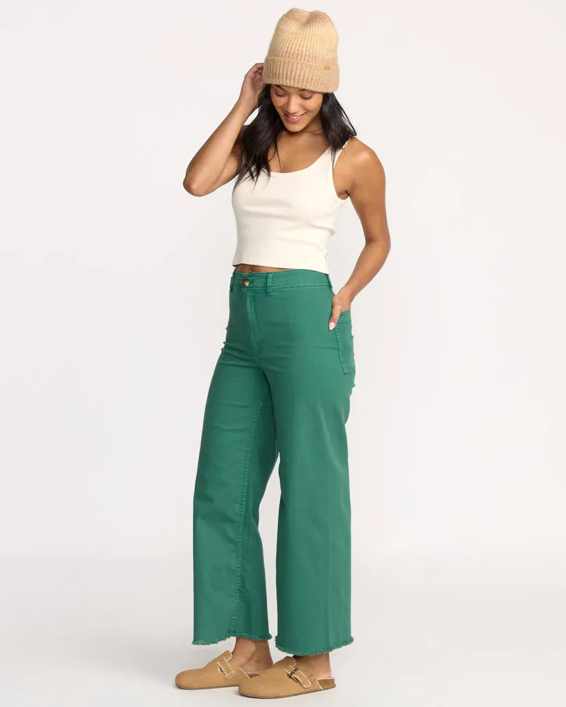 Billabong Womens Pants Free Fall High-Waist