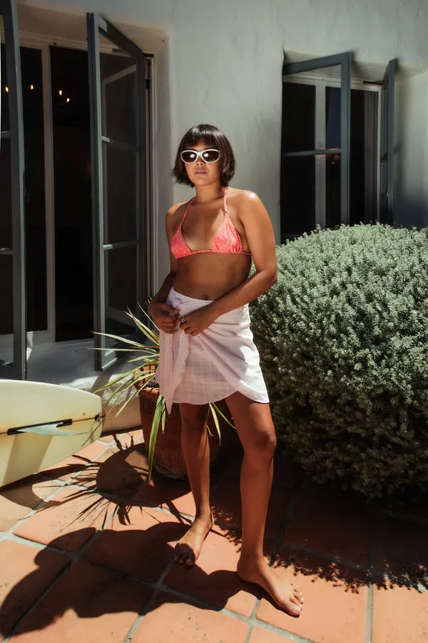 Rhythm Womens Bikini Top Adia Paisley Slide Tri