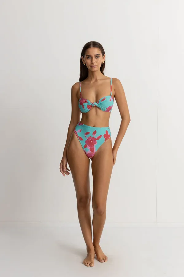 Rhythm Womens Bikini Top Inferna Floral Bandeau