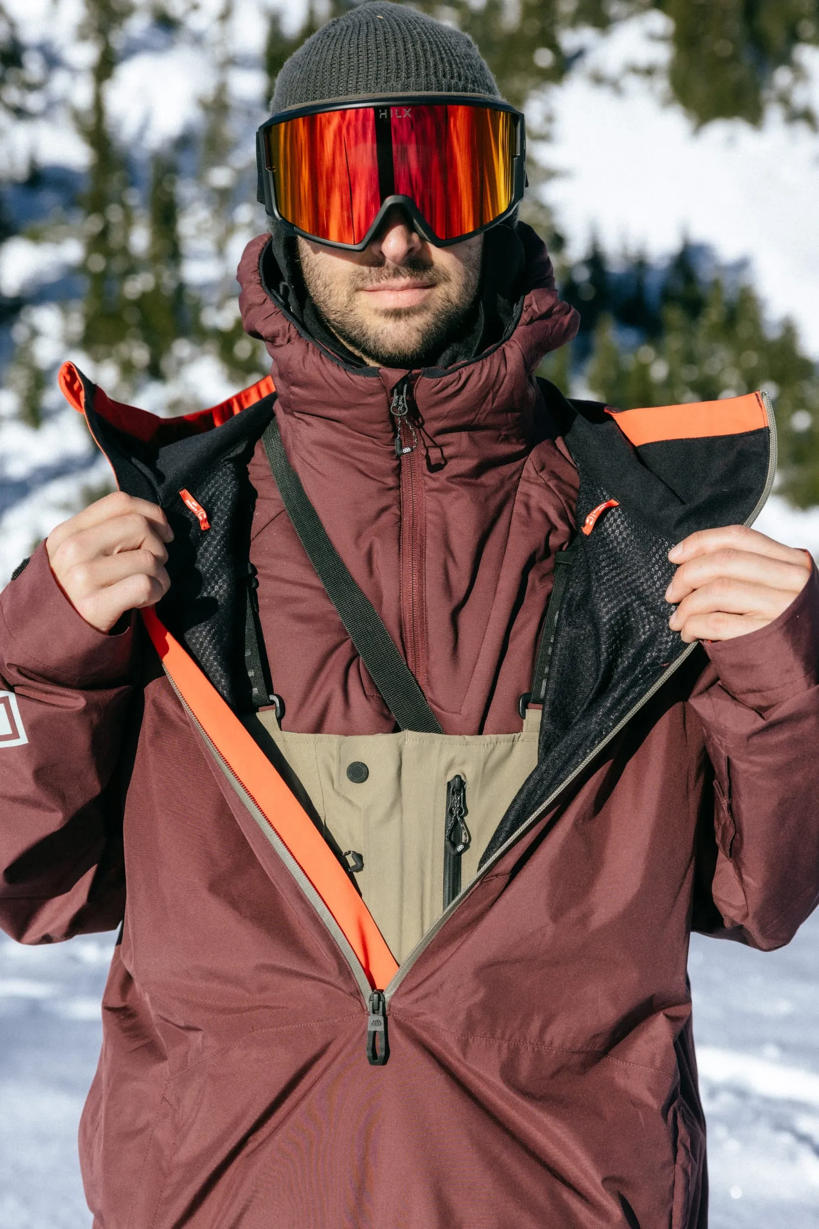686 Mens Snow Jacket GORE-TEX Fragment Shell Anorak