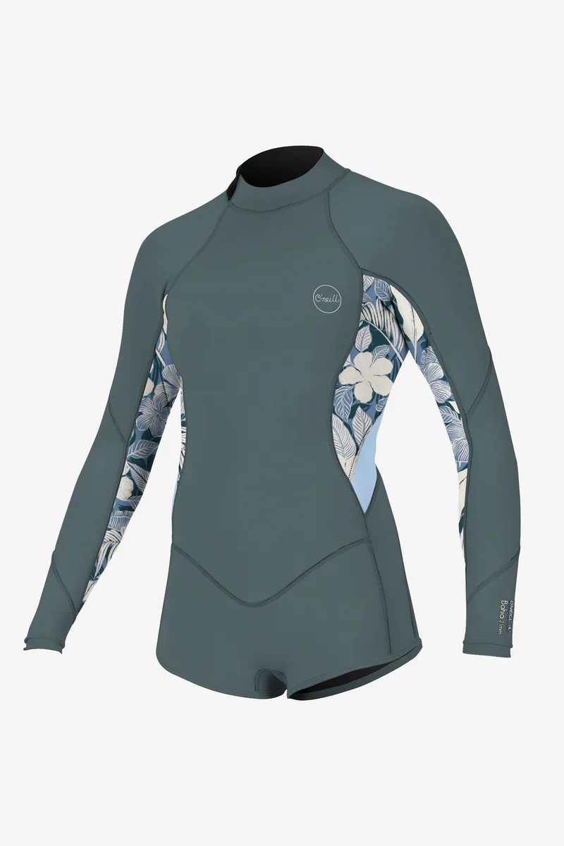 Oneill Youth Girls Wetsuit Bahia 2/1mm Long Sleeve Springsuit