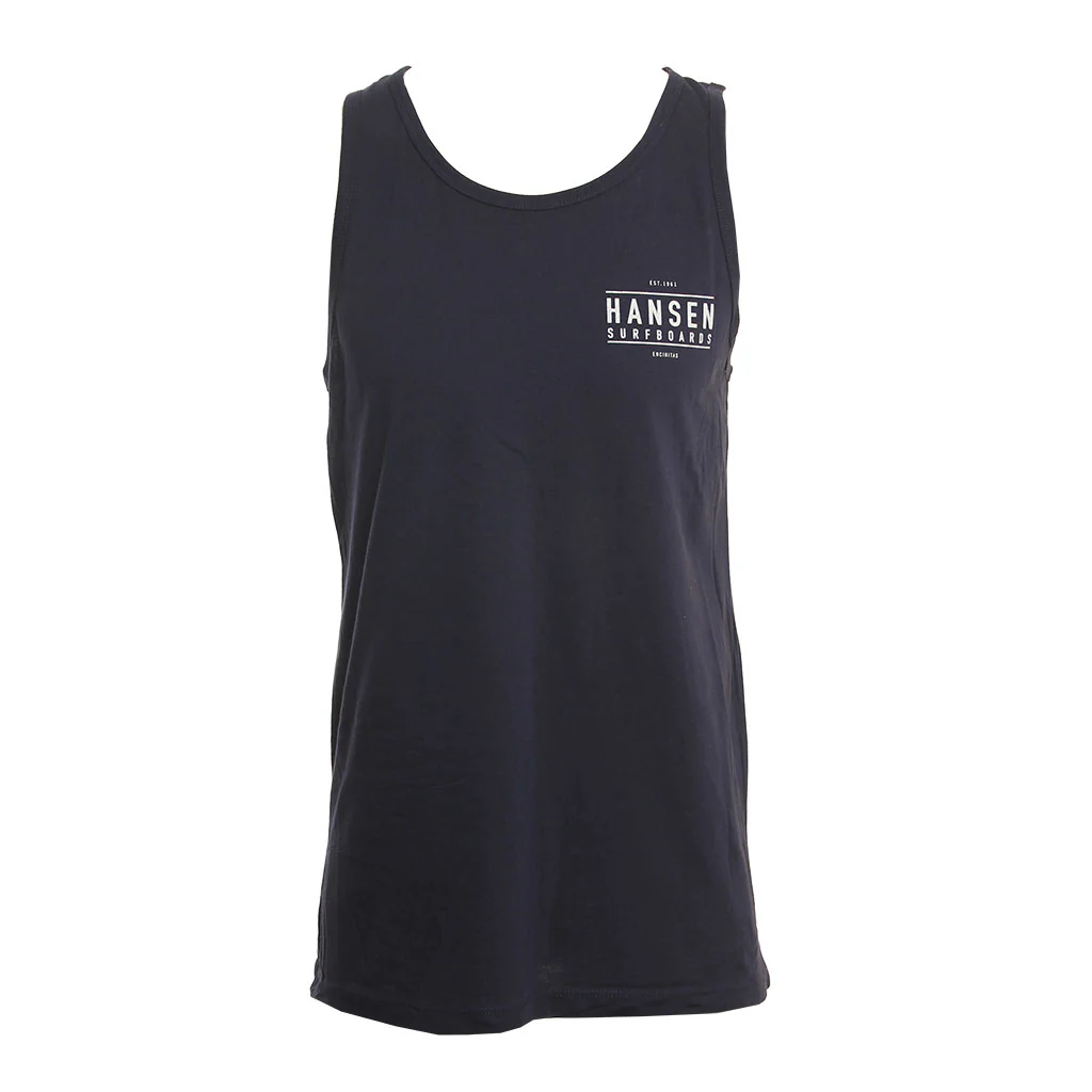 Hansen Mens Tank Top Box Corp