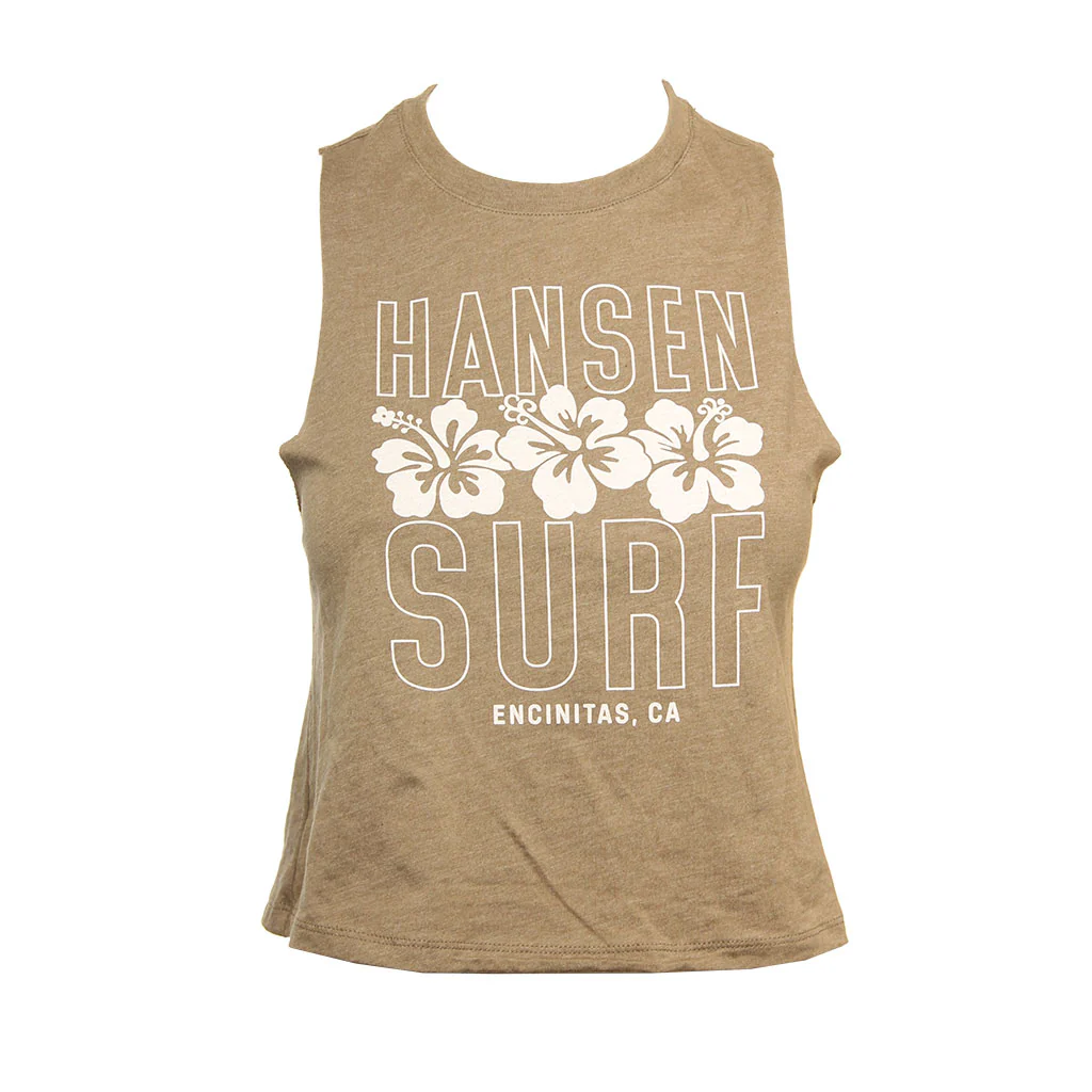 Hansen Womens Tank Top In Bloom Crop