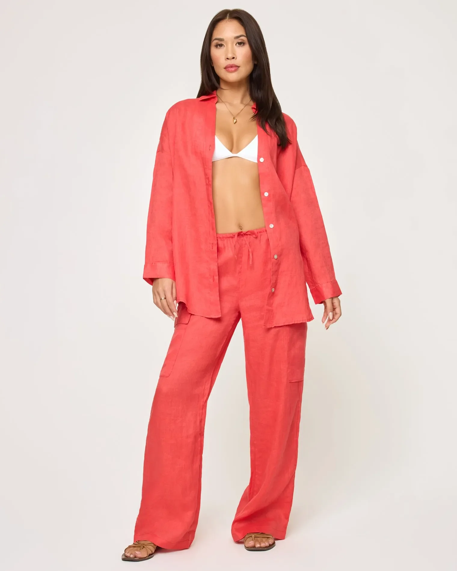 L*Space Womens Shirt Rio Tunic