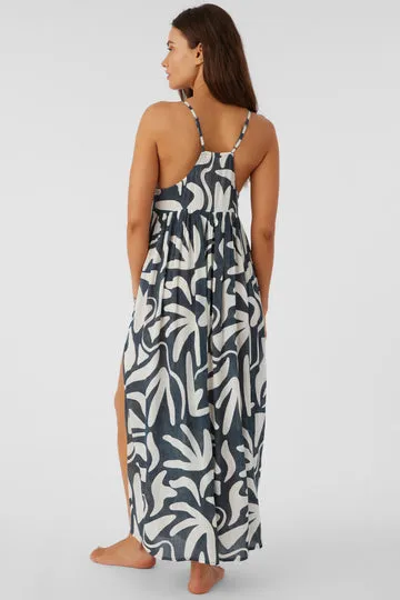 Oneill Womens Dress Mel Maxi Beach Beach Hut Geo Swim Cover Up