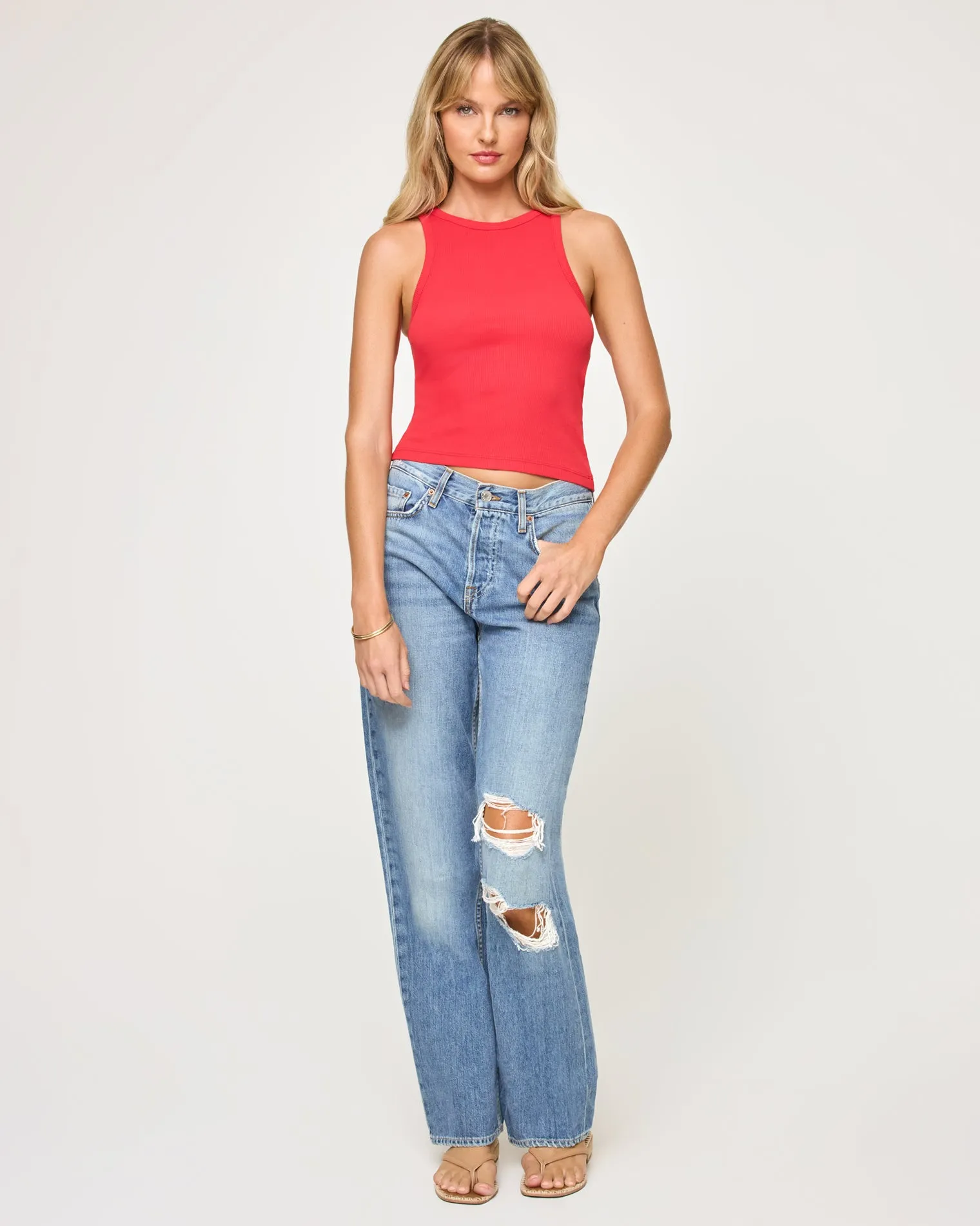 L*Space Womens Tank Top Rewind