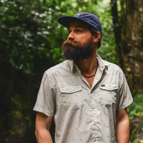 Howler Brothers Mens Woven H Bar B Snapshirt