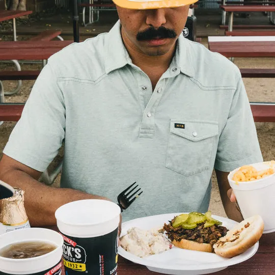 Howler Brothers Mens Knit Ranchero Polo