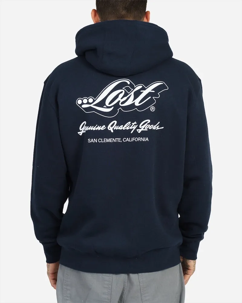Lost Mens Sweatshirt Enduring Zip Hoodie