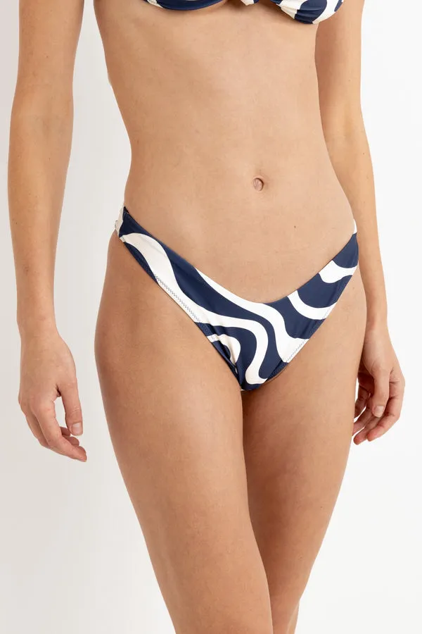 Rhythm Womens Bikini Bottoms Waverly Hi Cut