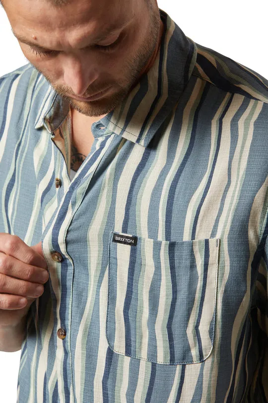 Brixton Mens Woven CRU Slub Relaxed