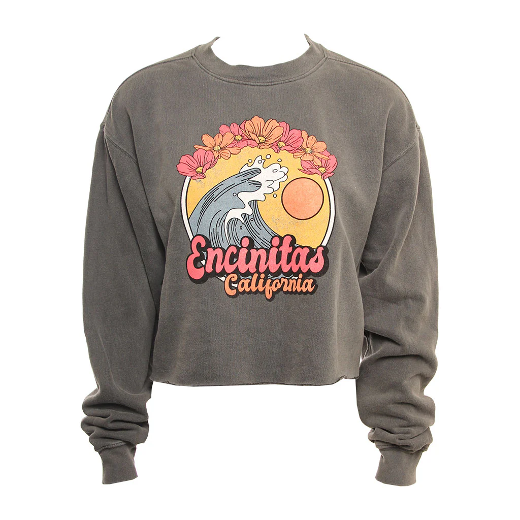 Hansen Womens Sweatshirt Waveskimmer Waveflower