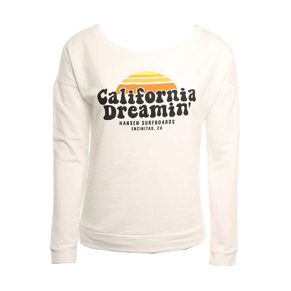 Hansen Womens Shirt Dreamin Terry LS